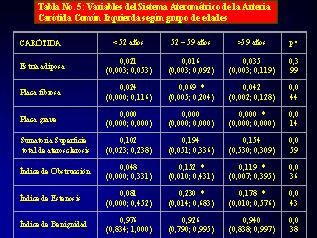 Tabla Nº 5 - <div style=